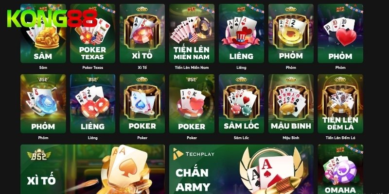 Khám phá các game bài KUBET hot nhất