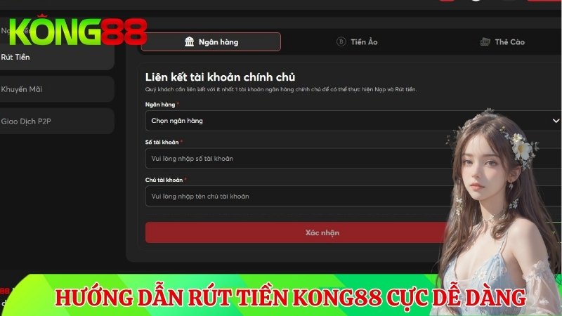 Hướng dẫn rút tiền KUBET